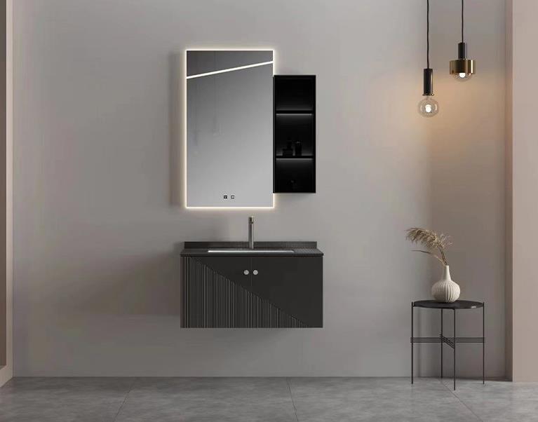 HOAA實(shí)木烤漆浴室柜8102