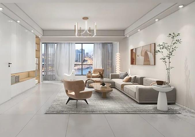 柔光磚演繹簡約時(shí)尚現(xiàn)代家居生活